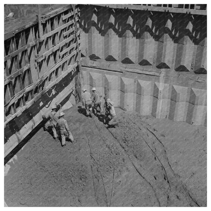 Shasta Dam Construction June 1942 Historical Photo - Available at KNOWOL