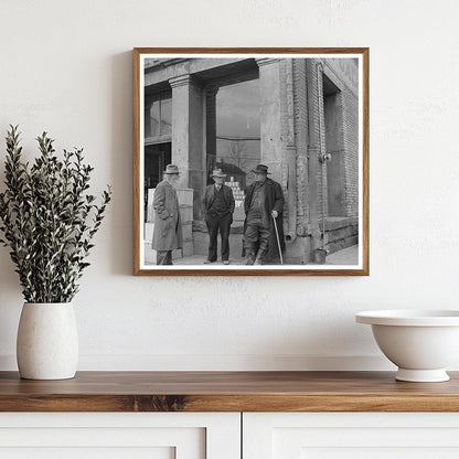 Shawneetown Illinois Street Scene April 1937 Vintage Photo - Available at KNOWOL