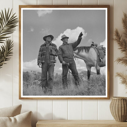 Sheep Grazing in Madison County Montana August 1942 - Available at KNOWOL