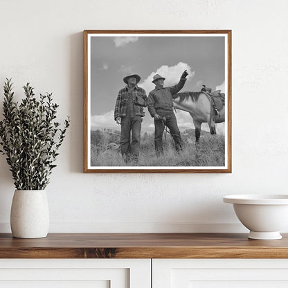 Sheep Grazing in Madison County Montana August 1942 - Available at KNOWOL