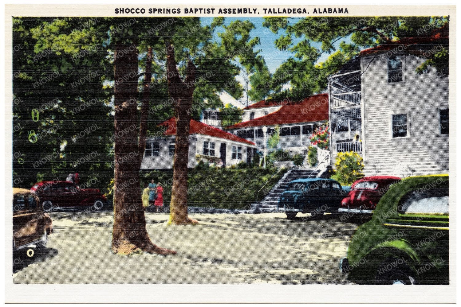 Shocco Springs Baptist Assembly Vintage Postcard 1930 - 1945 - Available at KNOWOL