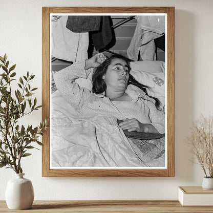 Sick Woman in FSA Camp Tulare County May 1939 - Available at KNOWOL