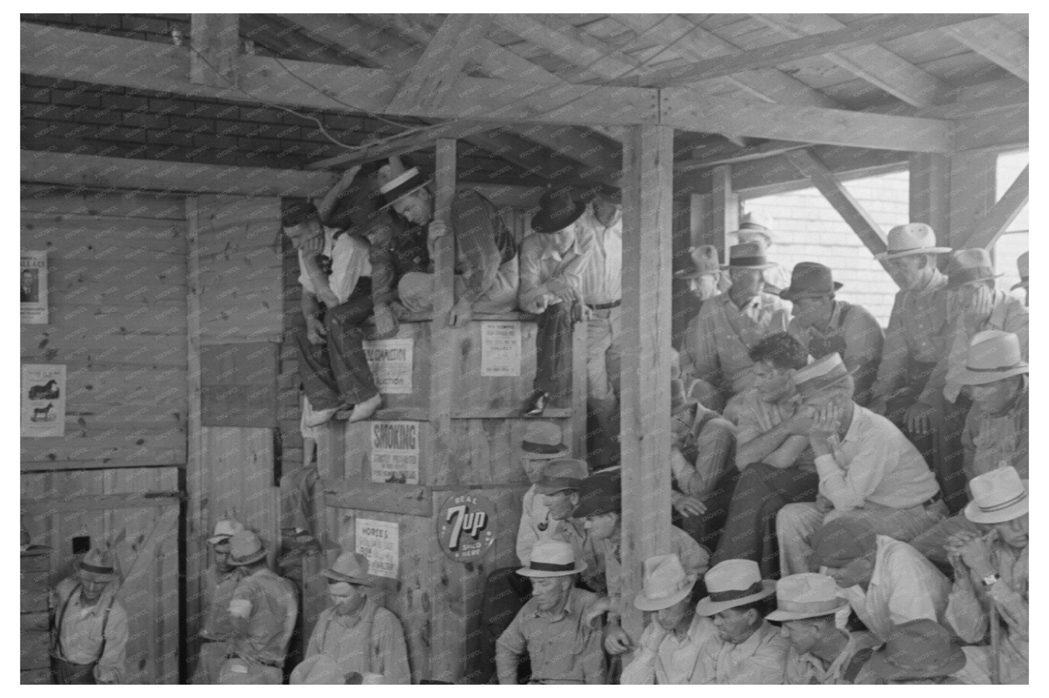 Sikeston Missouri Auction Sale Spectators May 1938 - Available at KNOWOL