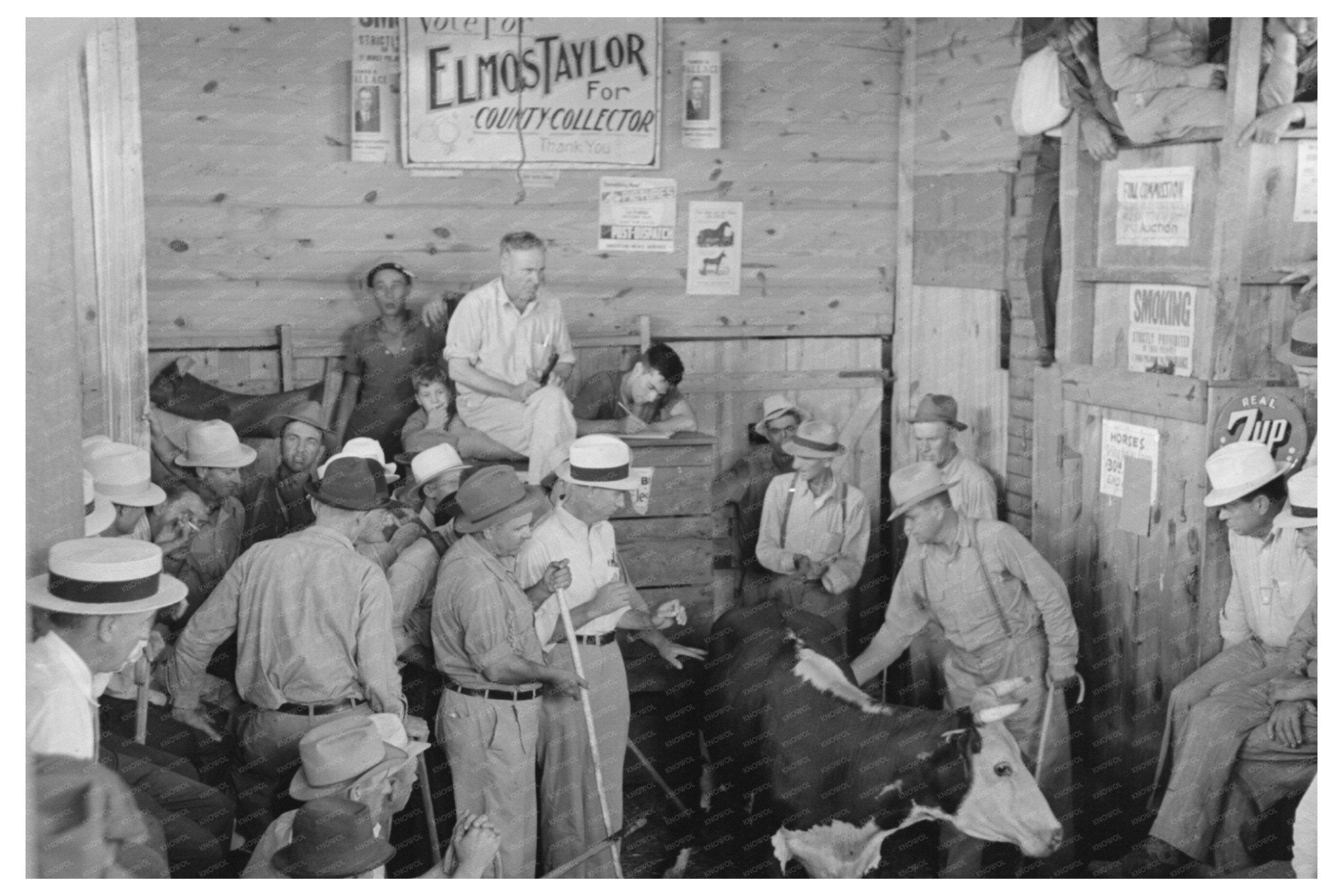 Sikeston Missouri Community Auction May 1938 Vintage Photo - Available at KNOWOL