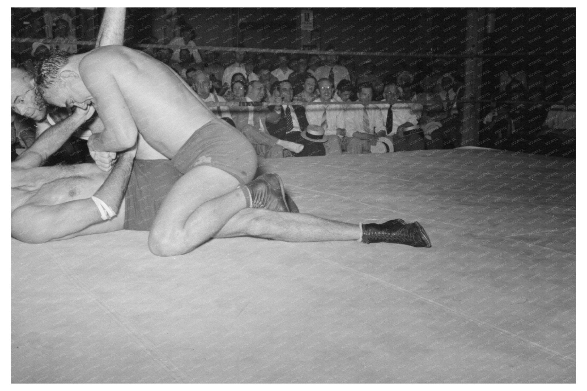 Sikeston Missouri Wrestling Match May 1938 - Available at KNOWOL