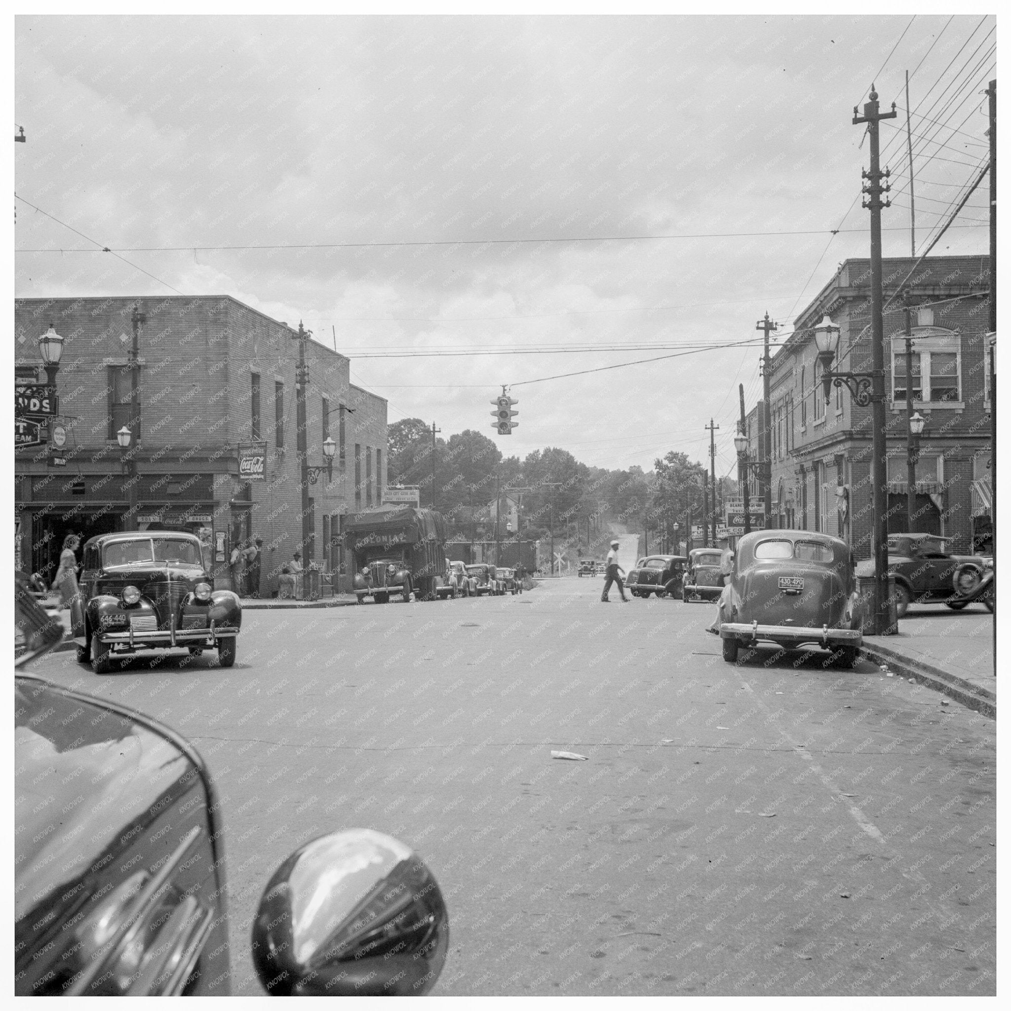 Siler City North Carolina July 1939 Historical Photograph - Available at KNOWOL