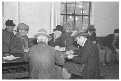 Sioux City Homeless Bureau Card Game December 1936 - Available at KNOWOL