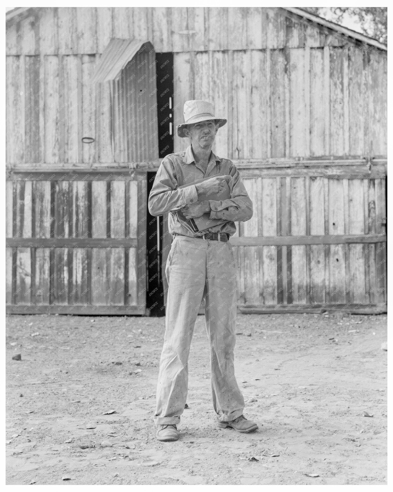 Small Cotton Farmer in Kern County California November 1938 FSA/OWI Collection - Available at KNOWOL