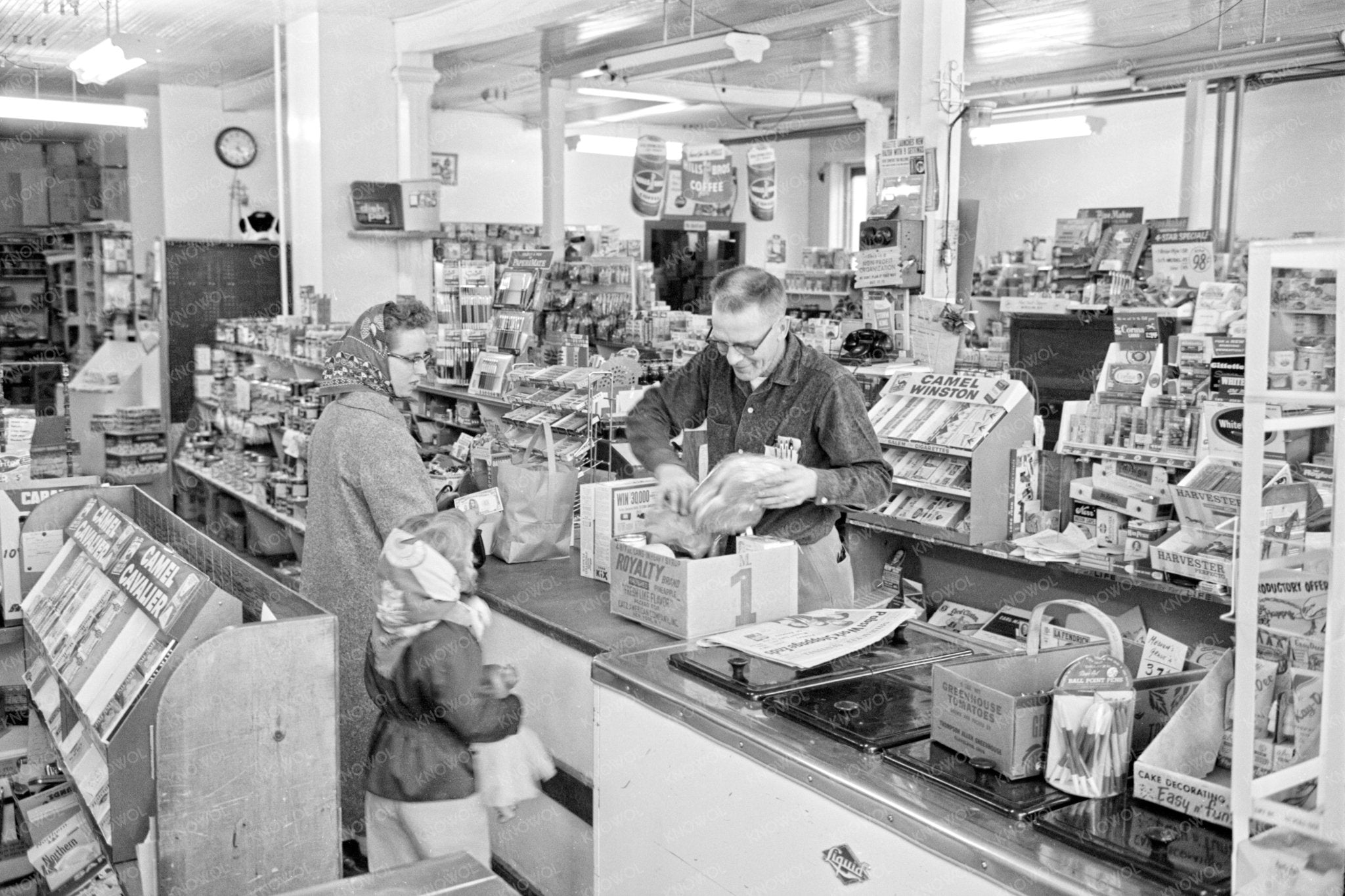 Small - Town General Store - Hustiford, Wisconsin, 1960 - Available at KNOWOL