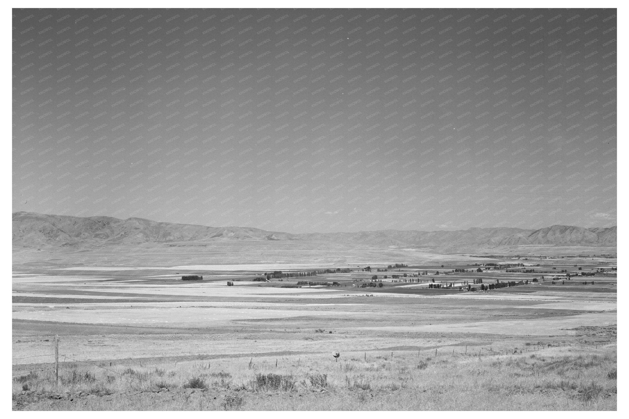 Snowville Utah Mormon Farming Community 1940 Image - Available at KNOWOL