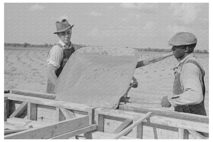 Southeast Missouri Farms Project Concrete Walls May 1938 - Available at KNOWOL