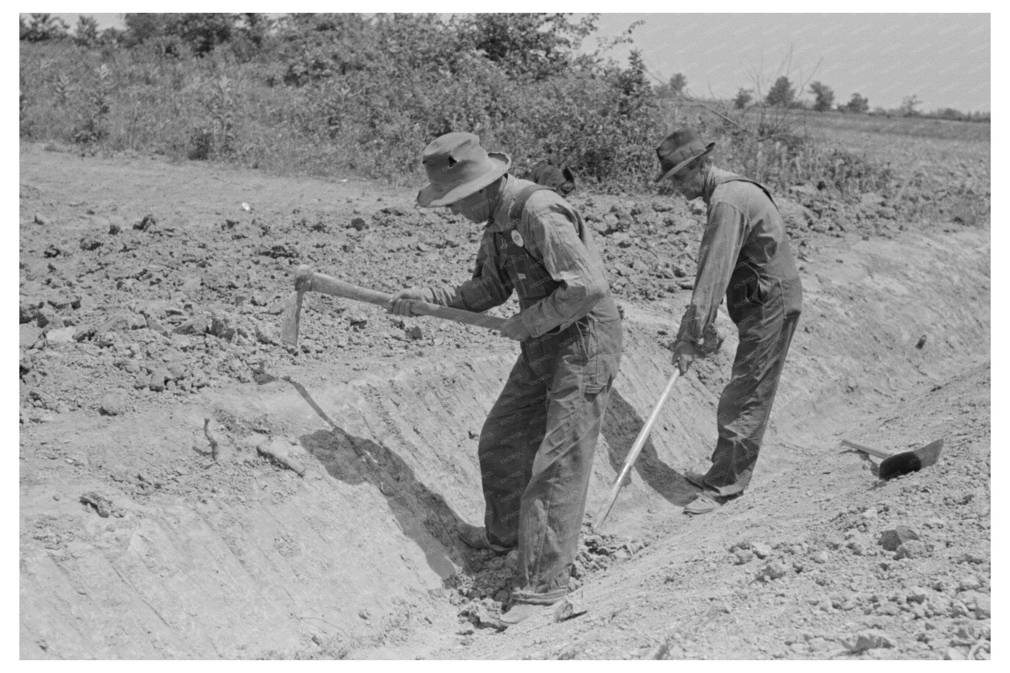 Southeast Missouri Farms Project Drainage Ditch 1938 - Available at KNOWOL