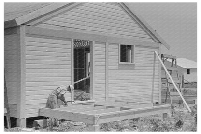 Southeast Missouri Farms Project House Construction 1938 - Available at KNOWOL