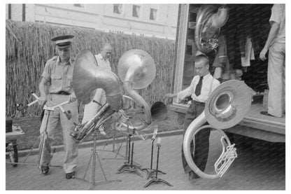 Southwestern University Band at National Rice Festival 1938 - Available at KNOWOL