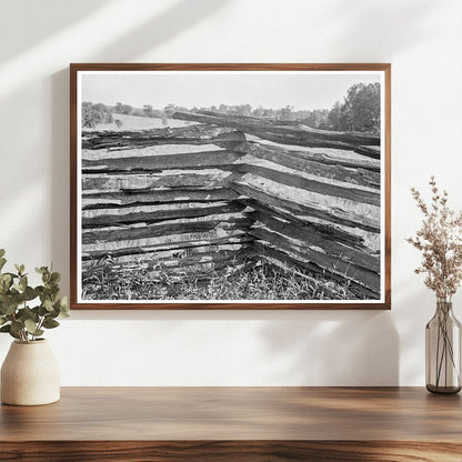 Split - Log Fence in Arkansas August 1938 - Available at KNOWOL