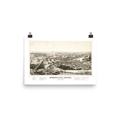 Springvale, ME 1888 - Available at KNOWOL