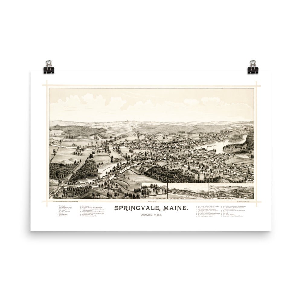 Springvale, ME 1888 - Available at KNOWOL