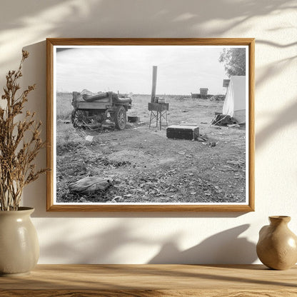 Squatter Camp in California 1936 Great Depression Photo - Available at KNOWOL