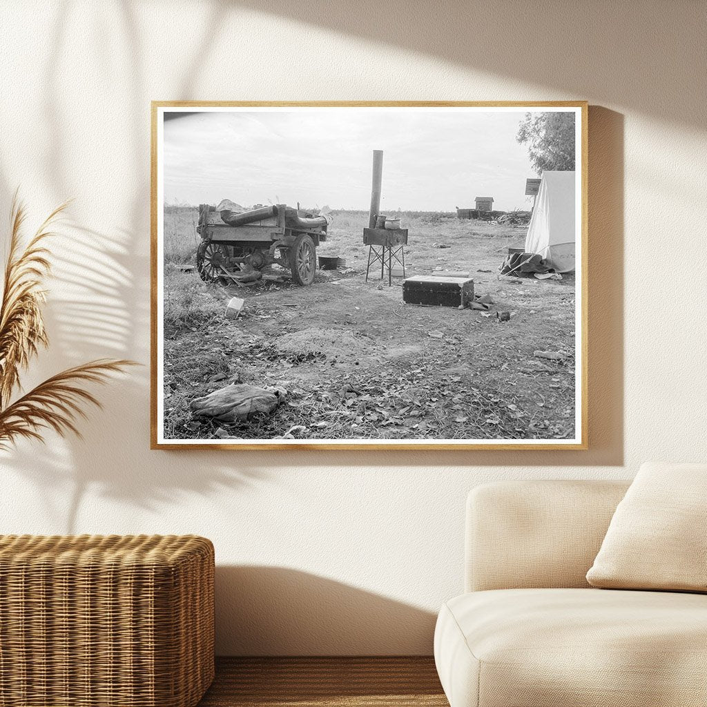 Squatter Camp in California 1936 Great Depression Photo - Available at KNOWOL