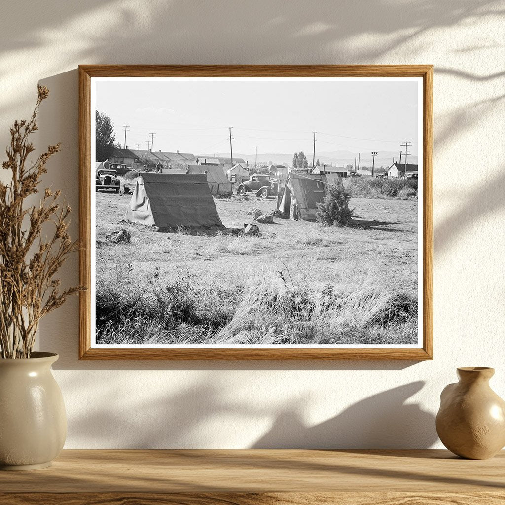 Squatter Camp in Potato Town Oregon 1939 - Available at KNOWOL