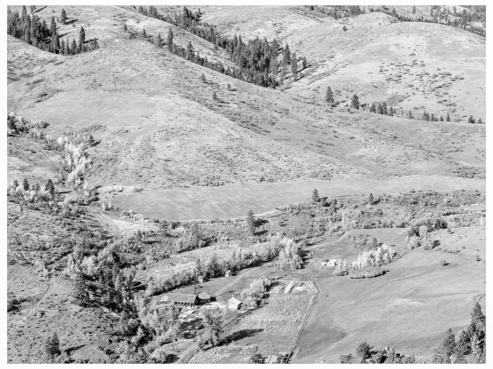 Squaw Creek Valley Idaho Co - op Mill October 1939 - Available at KNOWOL