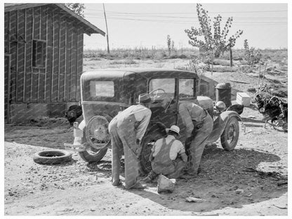 Stephens Brothers Heading to Lettuce Field Malheur County 1939 - Available at KNOWOL