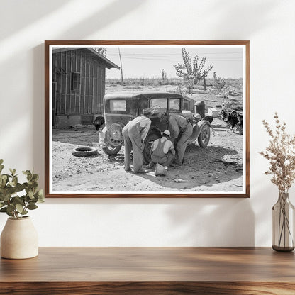 Stephens Brothers Heading to Lettuce Field Malheur County 1939 - Available at KNOWOL