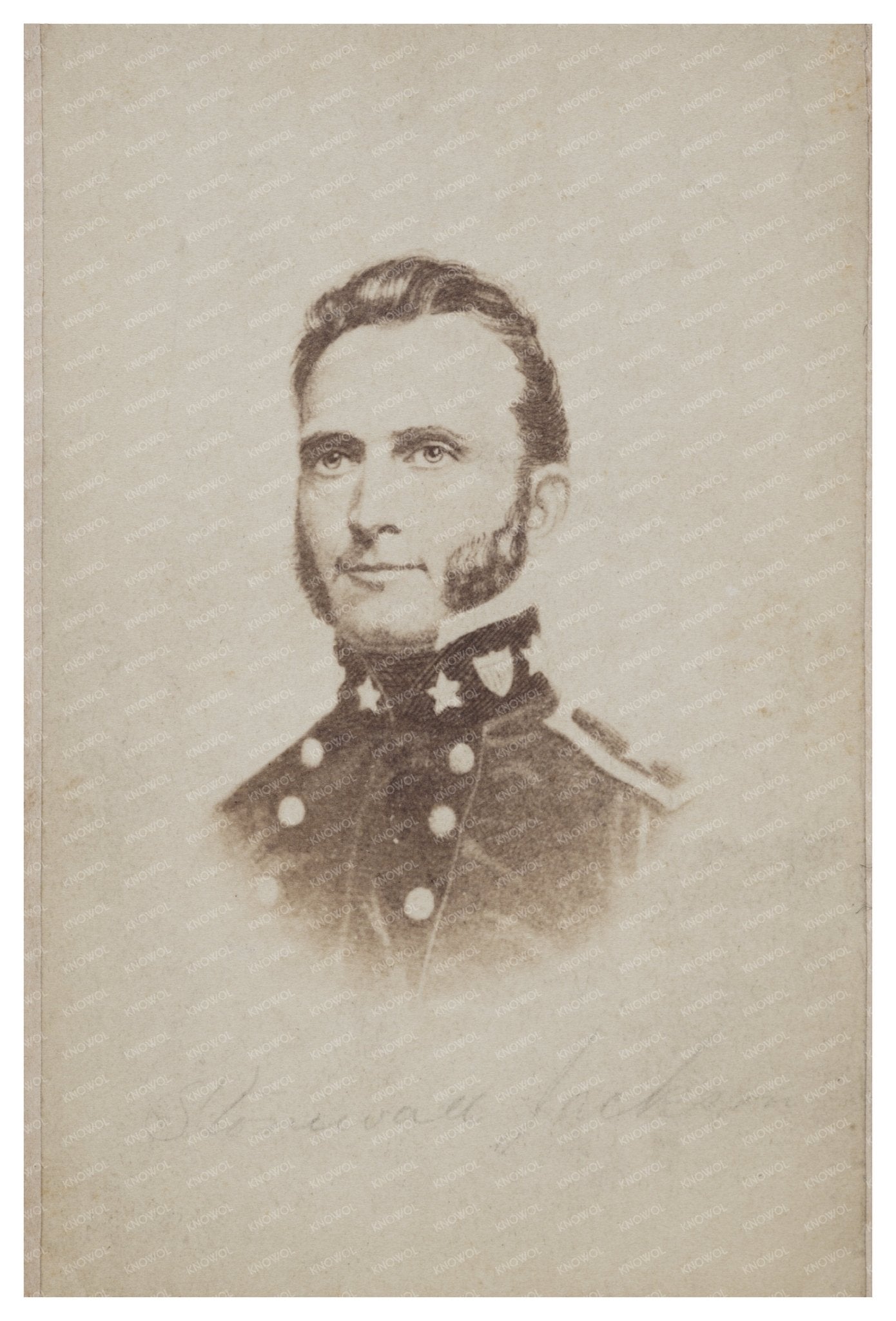 Stonewall Jackson - Vintage Image - Available at KNOWOL