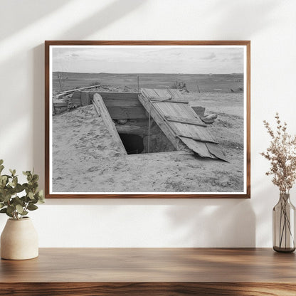 Storm Cellar in West Texas Panhandle June 1937 - Available at KNOWOL