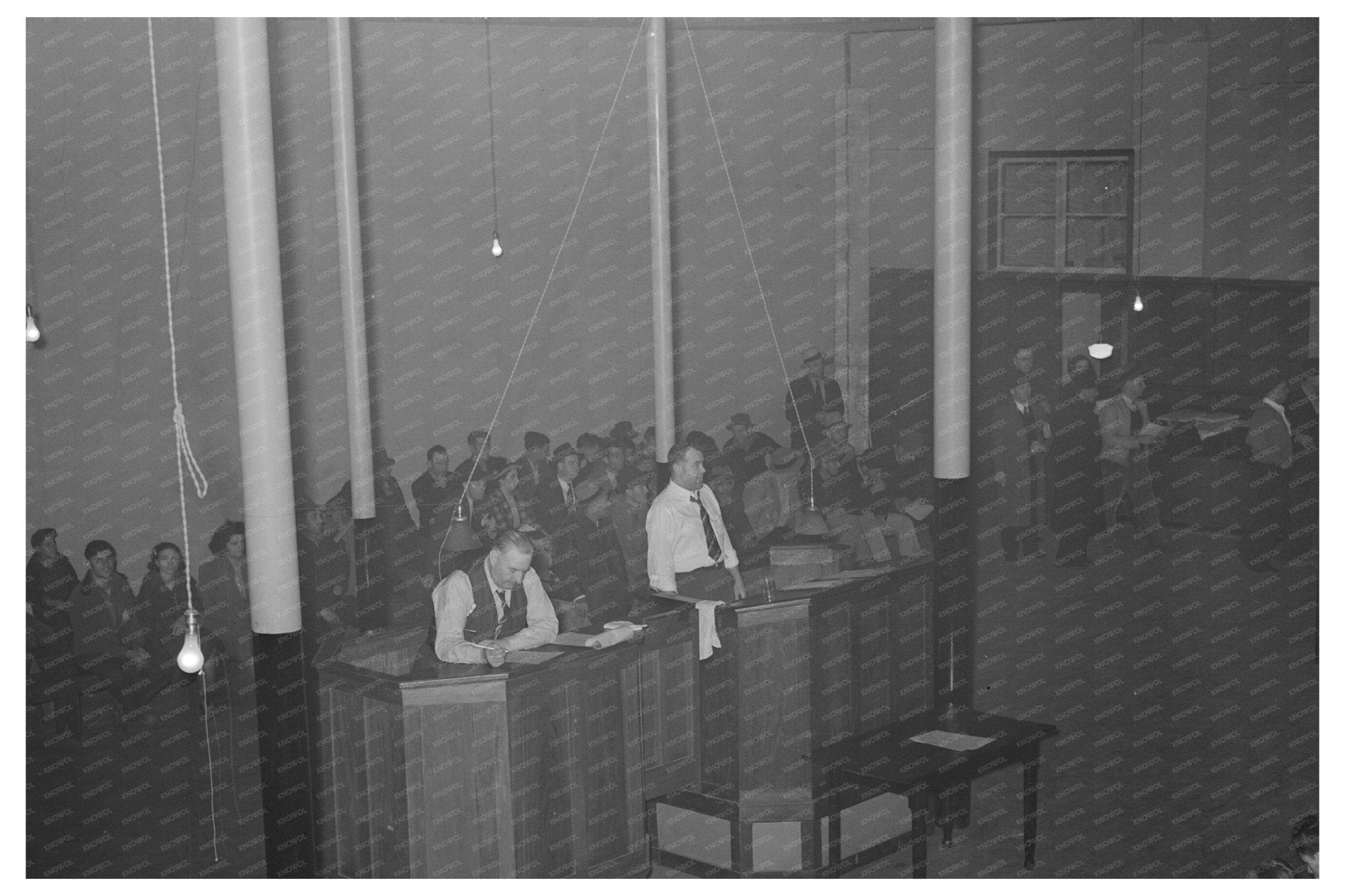 Strawberry Auction in Hammond Louisiana April 1939 - Available at KNOWOL