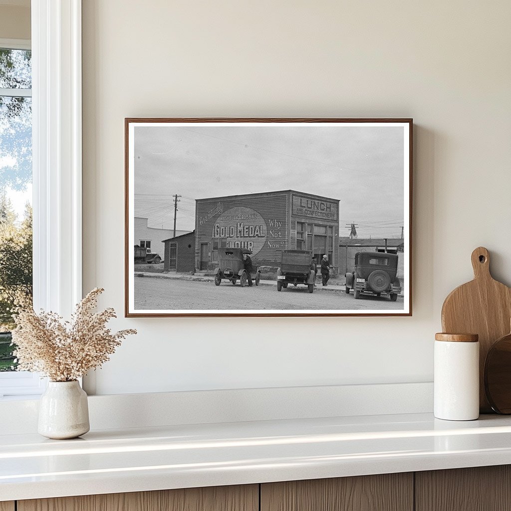 Street Scene in Ray North Dakota October 1937 - Available at KNOWOL