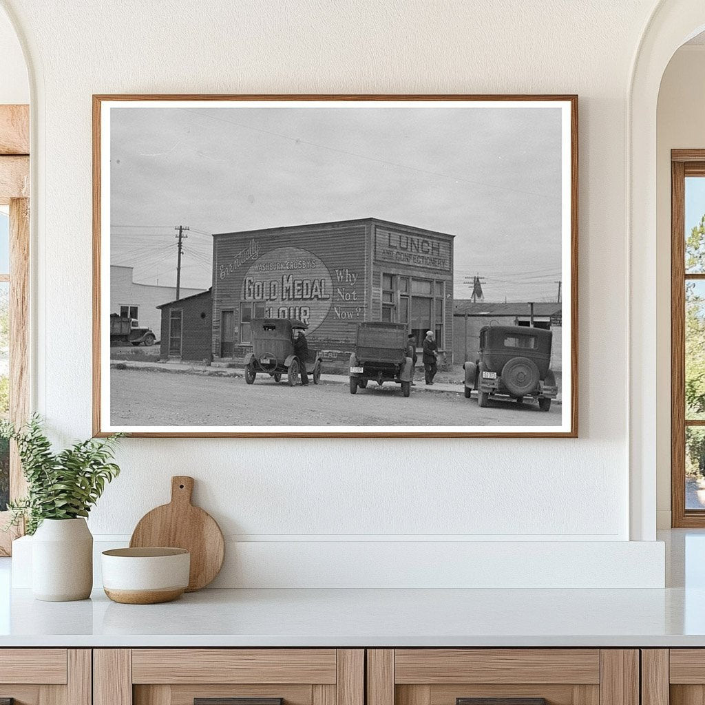 Street Scene in Ray North Dakota October 1937 - Available at KNOWOL