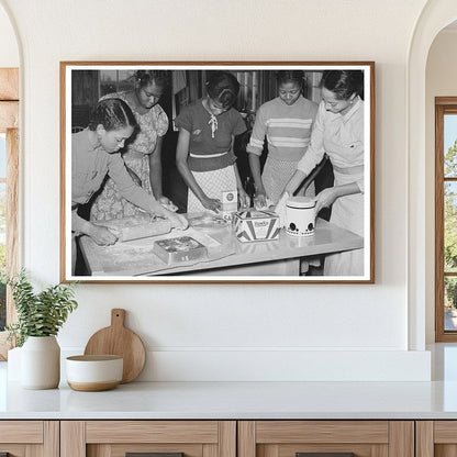 Students Learning Pie Making in Lakeview Arkansas 1938 - Available at KNOWOL