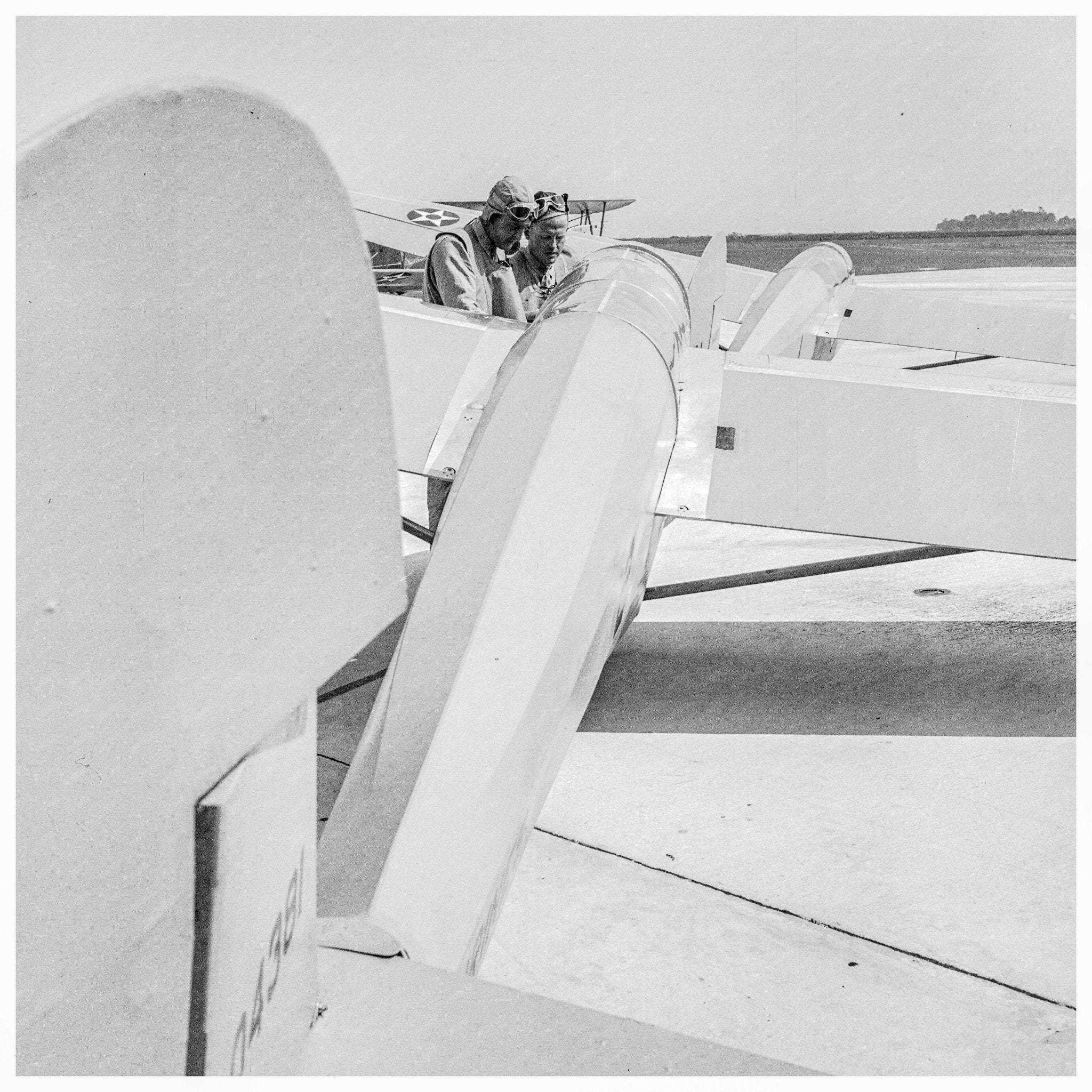 Students Preparing for Flight in Glider Planes at Parris Island May 1942 - Available at KNOWOL