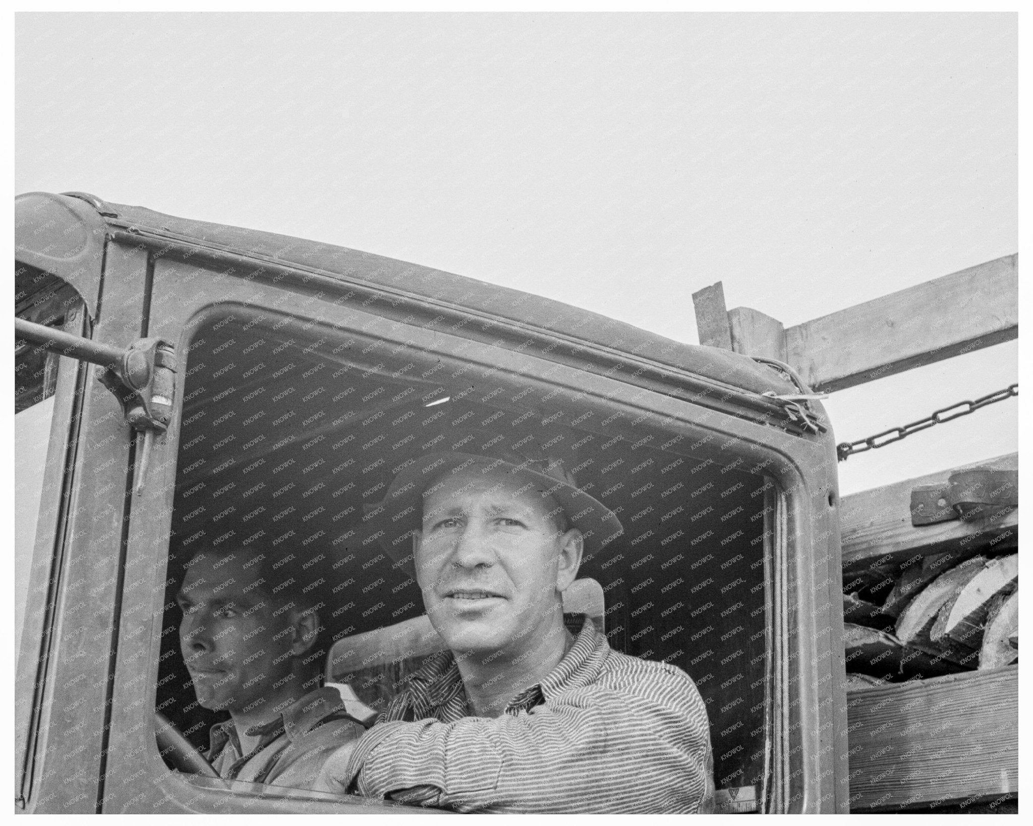 Stump Farmer Hauling Wood Bonner County Idaho 1939 - Available at KNOWOL