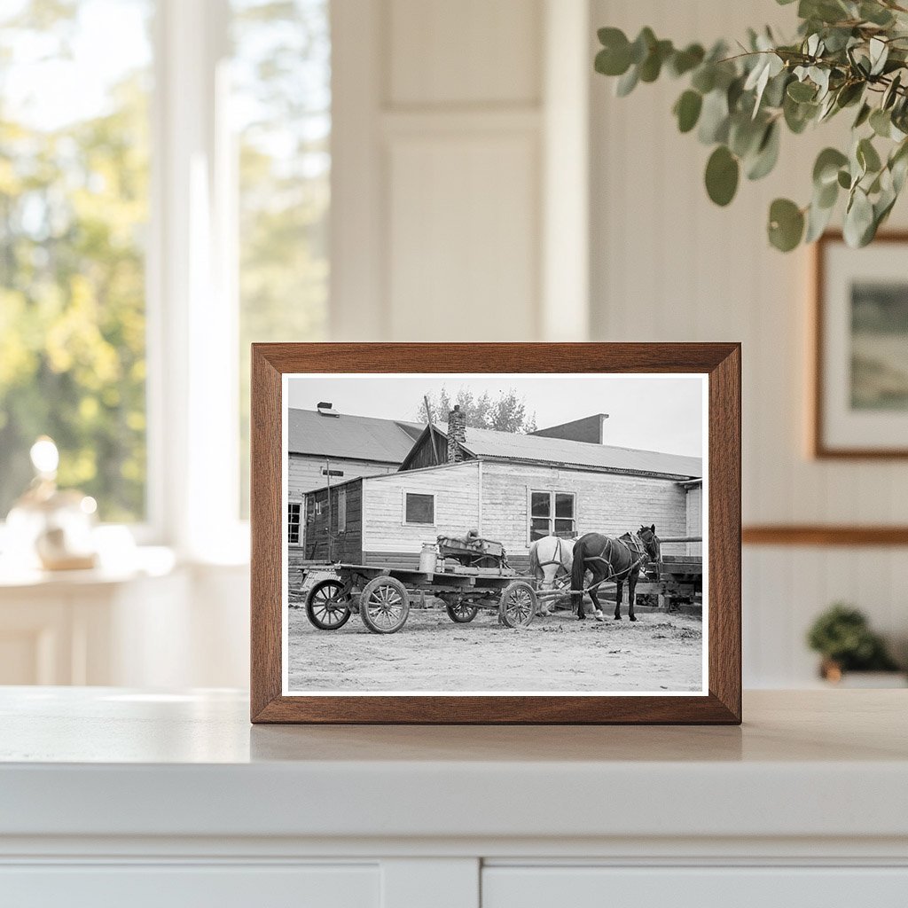 Stump Farmers Wagon in Bonners Ferry Idaho 1939 - Available at KNOWOL