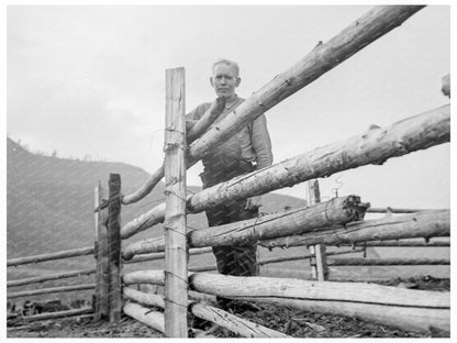 Stump Rancher Family in Idaho October 1939 - Available at KNOWOL