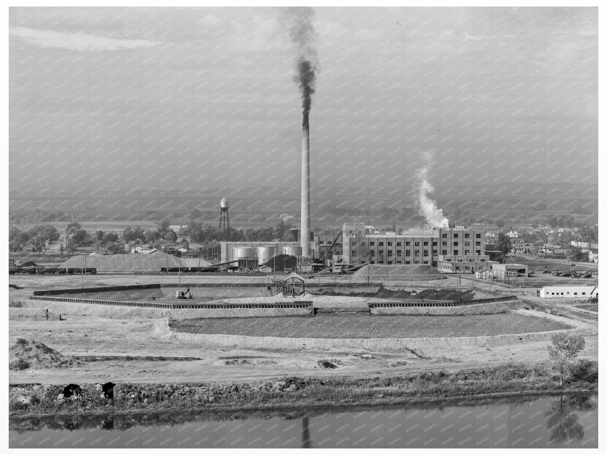 Sugar Beet Factory in Nyssa Oregon October 1939 - Available at KNOWOL