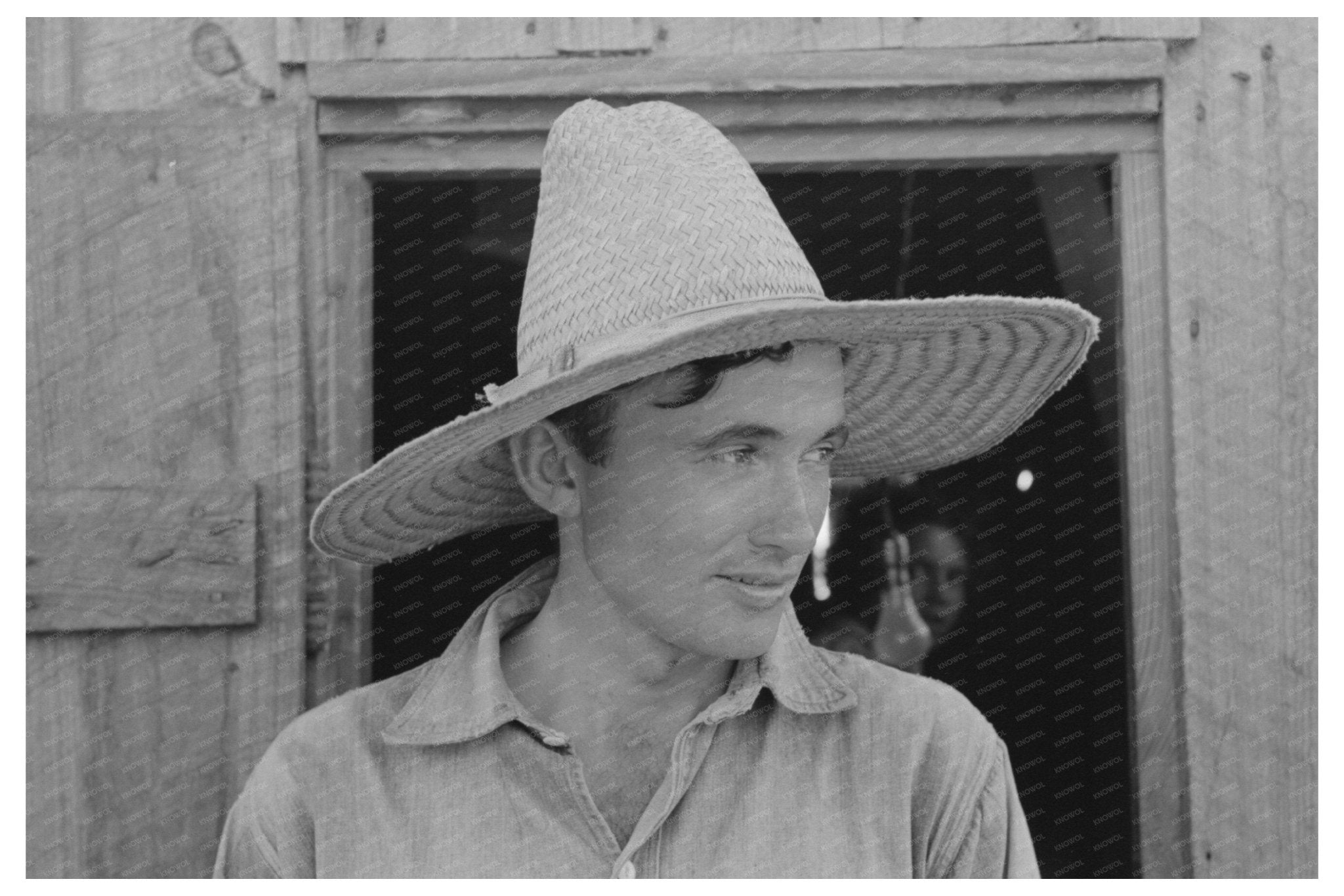 Sugarcane Farmer in Louisiana October 1938 - Available at KNOWOL