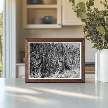 Sugarcane Harvest in Lafayette Louisiana 1938 - Available at KNOWOL