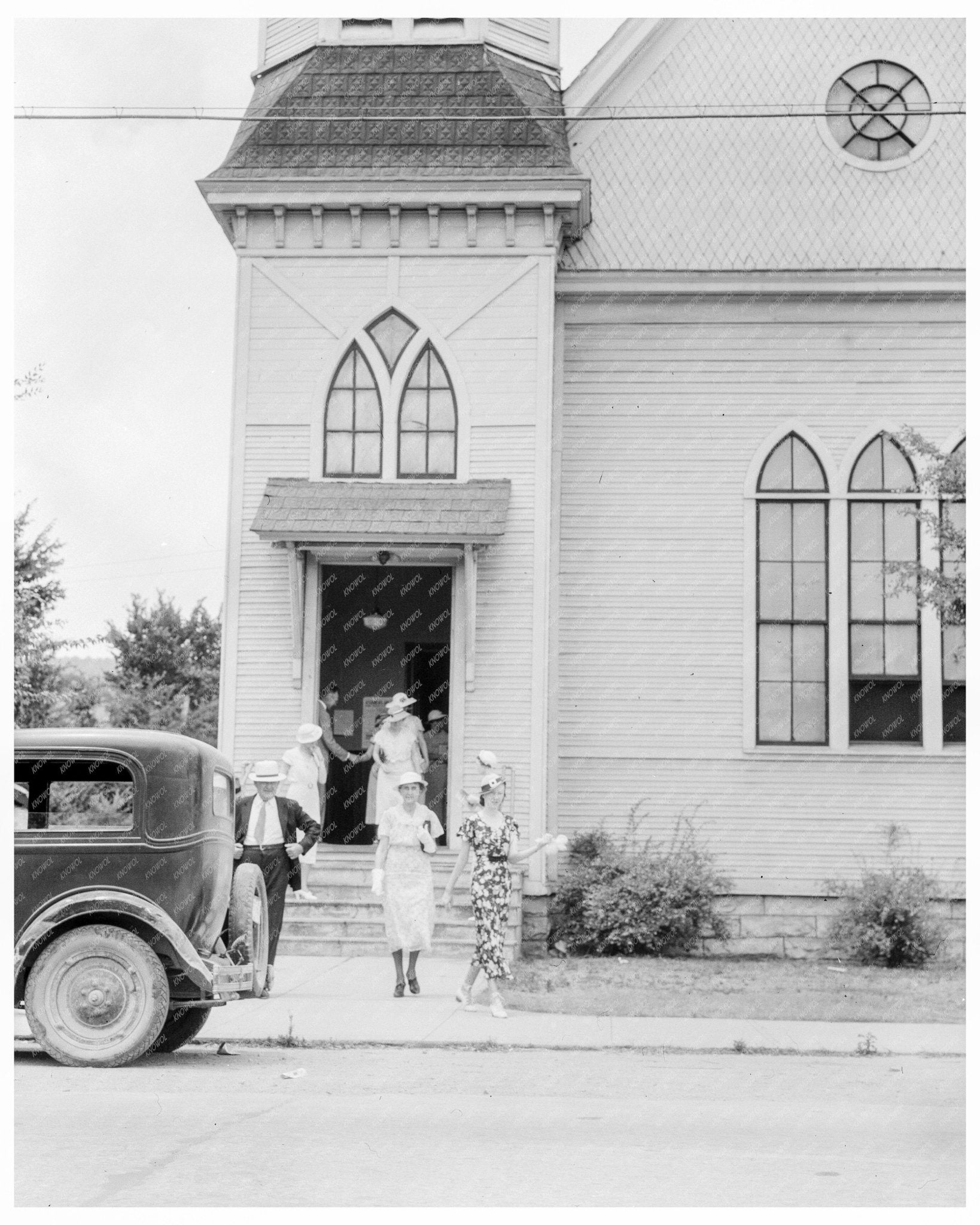 Sunday Morning Scene in Dayton Tennessee July 1936 FSA/OWI Collection - Available at KNOWOL