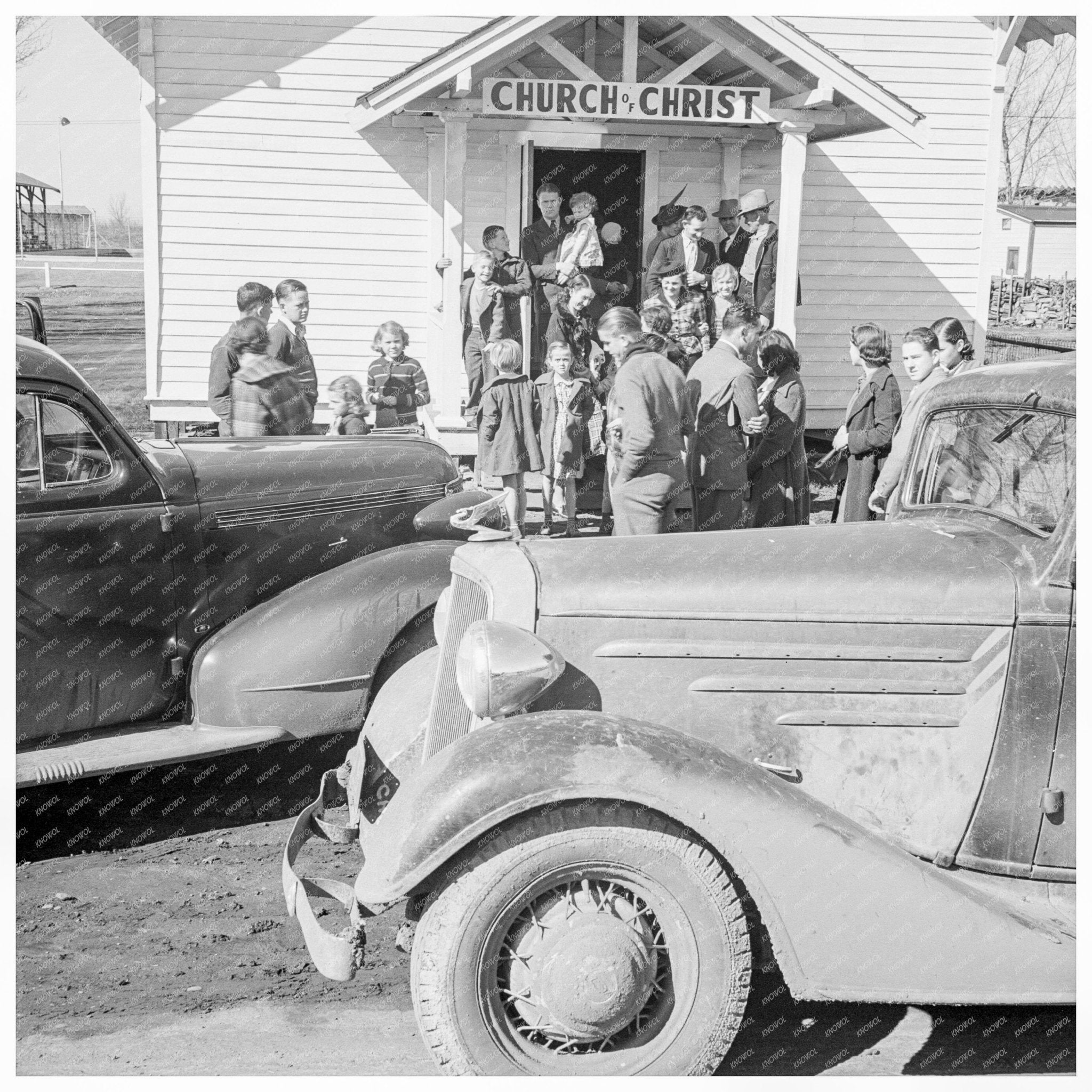 Sunday Morning Service in Tranquillity California 1939 - Available at KNOWOL