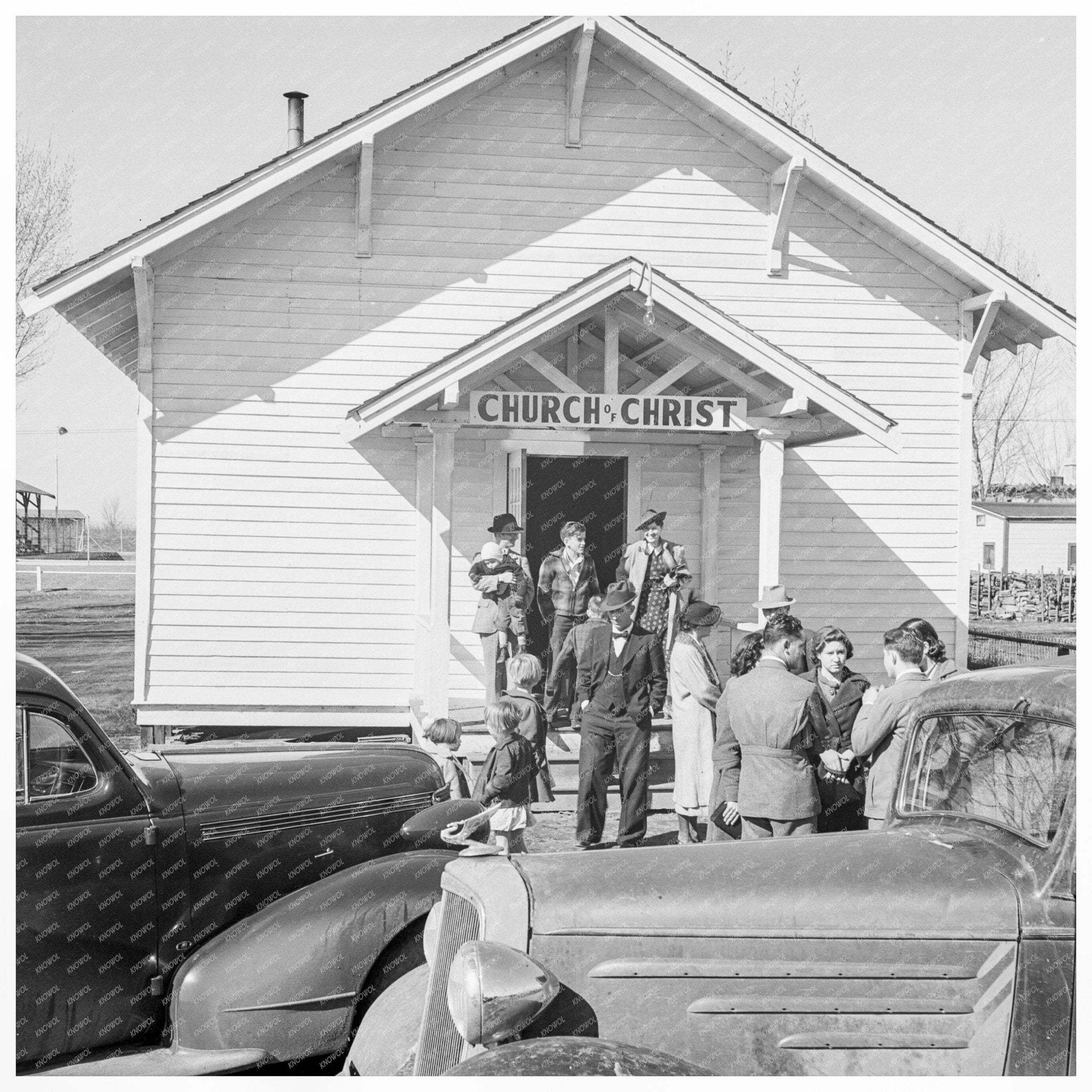 Sunday Morning Service Tranquillity California 1939 - Available at KNOWOL