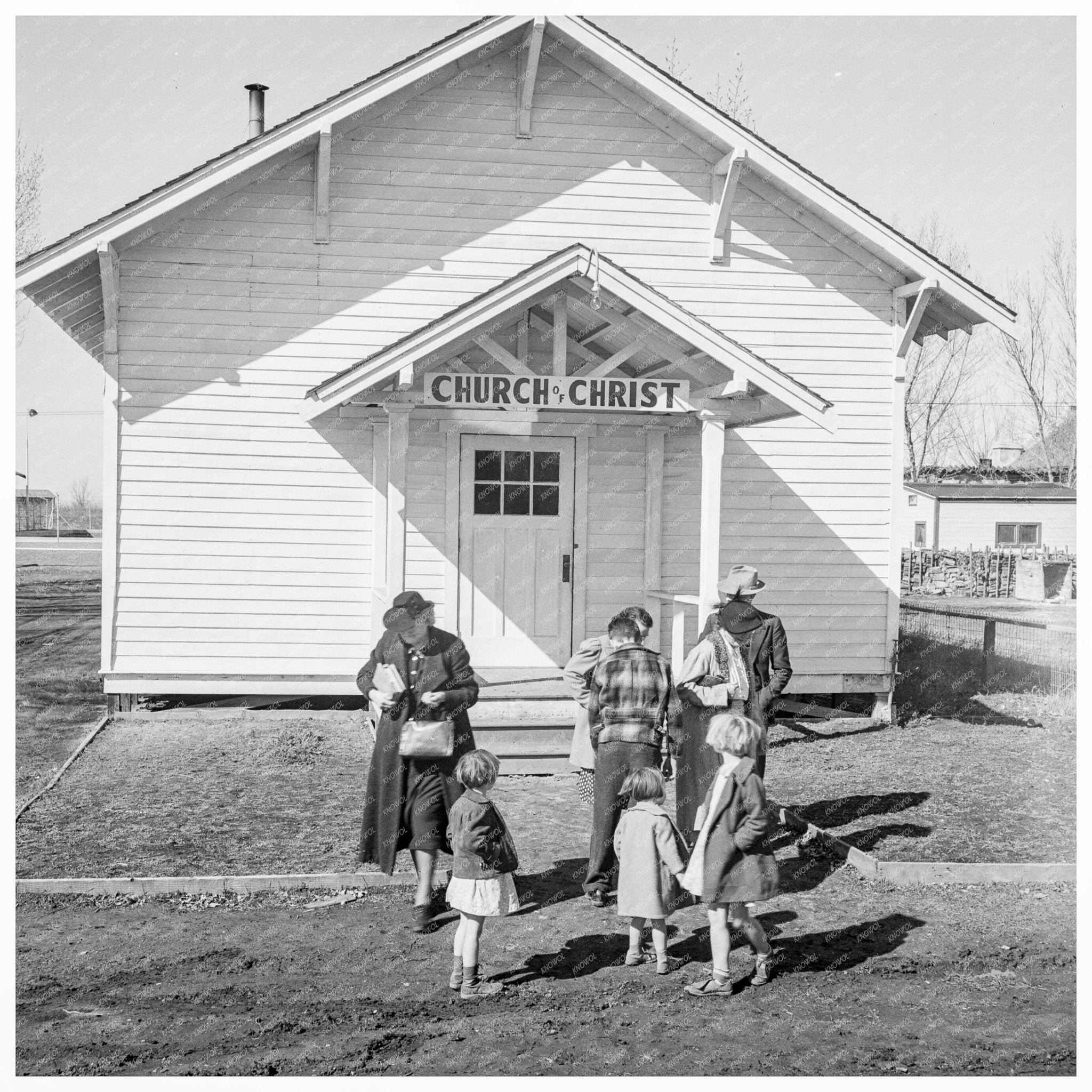 Sunday Service in Tranquillity California February 1939 - Available at KNOWOL