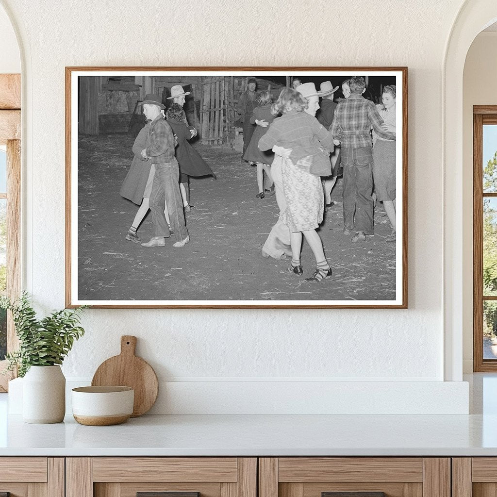 Swing Game at Play Party McIntosh County Oklahoma 1940 - Available at KNOWOL