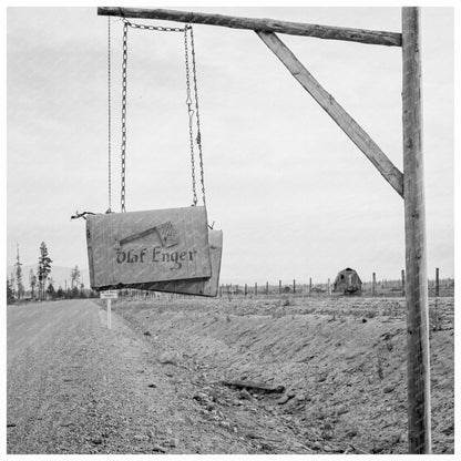 Swinging Mailboxes for Snowy Conditions Idaho 1939 - Available at KNOWOL