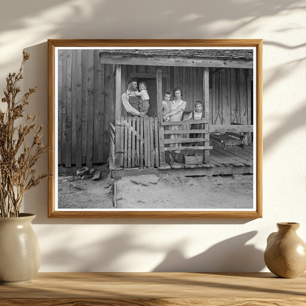 Tenant Family with Six Children Georgia July 1937 - Available at KNOWOL