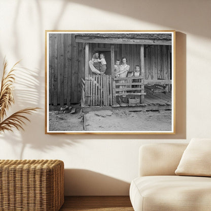 Tenant Family with Six Children Georgia July 1937 - Available at KNOWOL