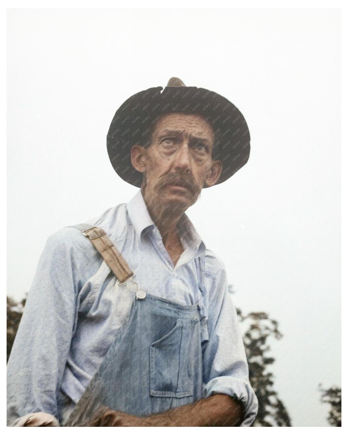 Tenant Farmer Discussing Drought Impact in Thomaston, GA 1936 - Available at KNOWOL