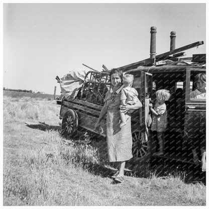 Tenant Farmer Family with Children California 1938 - Available at KNOWOL